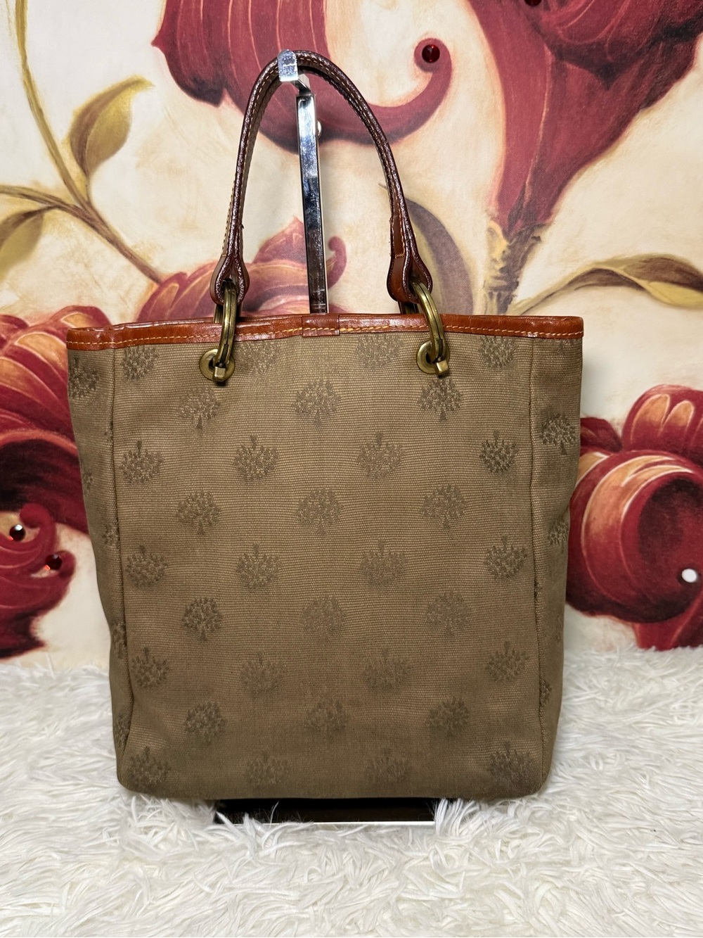 Mulberry Canvas Small Hand Bag